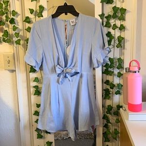 *BRAND NEW WITH TAGS* Princess Polly blue romper